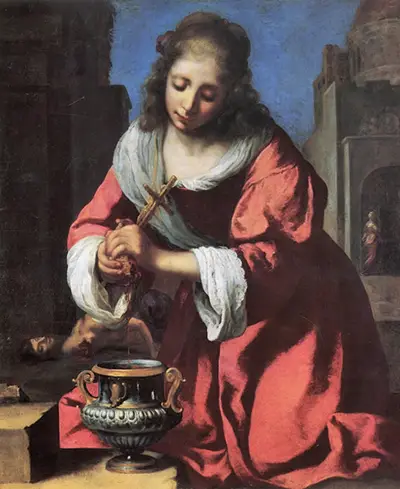 Saint Praxedis Vermeer